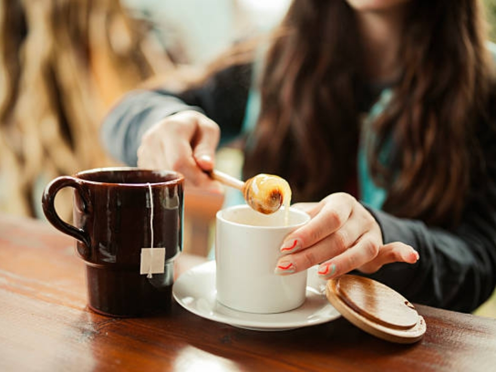 Đồ uống tao nhã với trà xanh pha mật ong